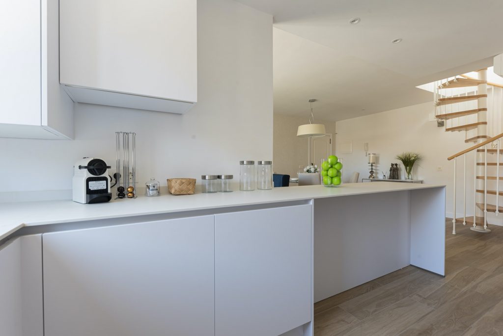 foto salon y cocina foto de la cocina